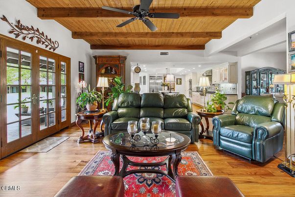 Interior, Kitchen, Living room, Wooden Beams, Wooden Ceilings, Wood Texture Flooring