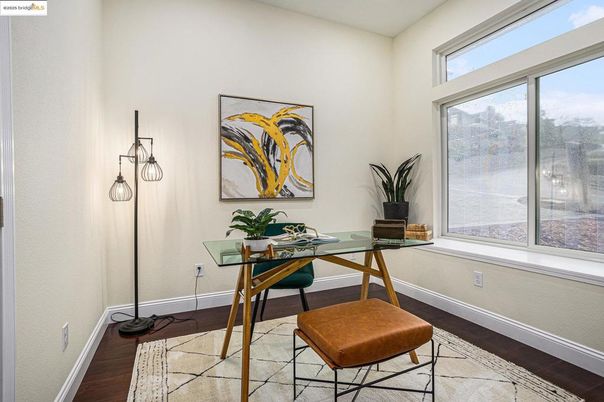 Home Office, Interior, Wood Texture Flooring