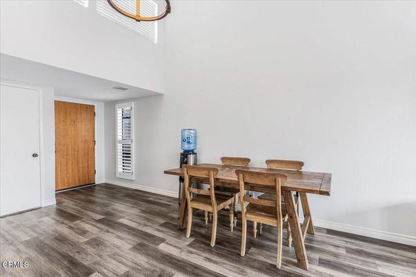 Dining room, Interior, Wood Texture Flooring
