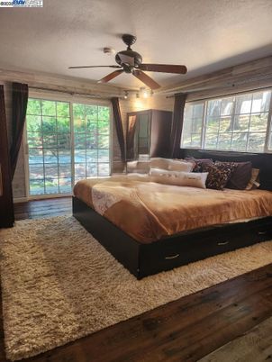 Bedroom, Interior, Wood Texture Flooring