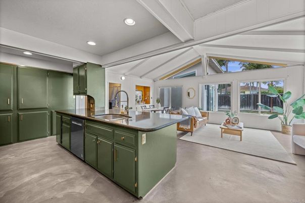 Interior, Kitchen, Living room, Recessed Lighting