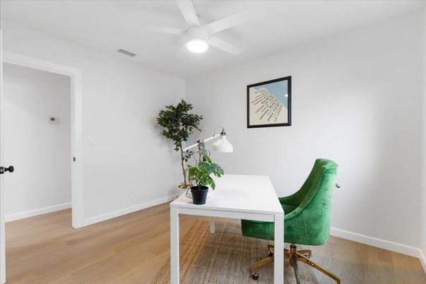 Home Office, Interior, Wood Texture Flooring