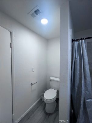 Bathroom, Interior, Recessed Lighting, Wood Texture Flooring