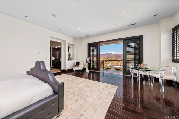 Bedroom, Home Office, Interior, Recessed Lighting, Wood Texture Flooring