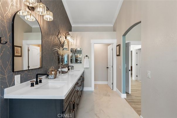 Bathroom, Dual Sink Vanities, Interior, Marble