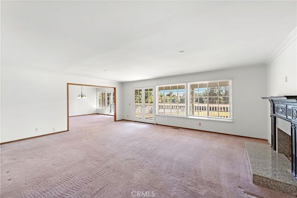 Empty room, Fireplace, Interior, Pendant Lights