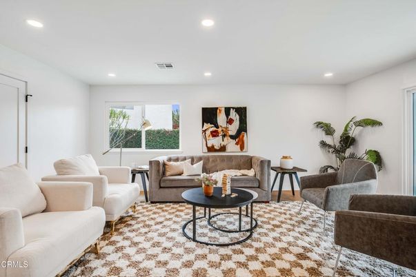 Interior, Living room, Recessed Lighting