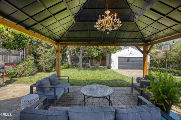 Backyard, Detached Garage, Exterior