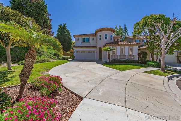 Attached, Backyard, Exterior, Facade, Mediterranean