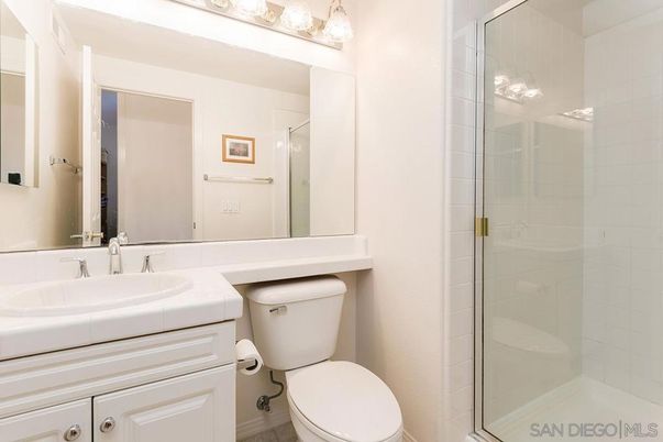 Bathroom, Glass Shower, Interior, Tile Countertops