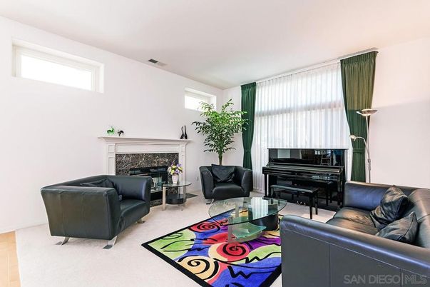 Fireplace, Interior, Living room, Piano