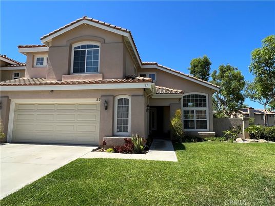Attached, Backyard, Exterior, Facade, Mediterranean