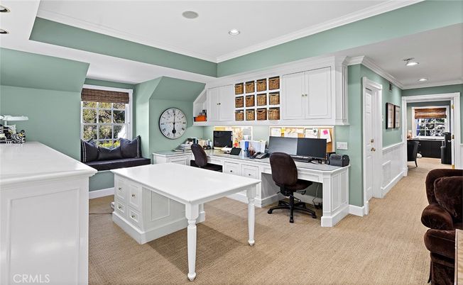 Home Office, Interior, Recessed Lighting