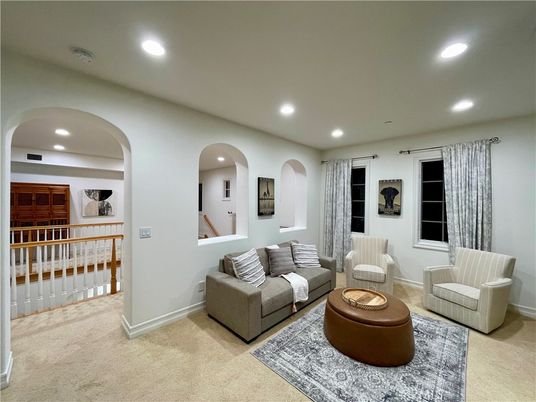Interior, Living room, Recessed Lighting