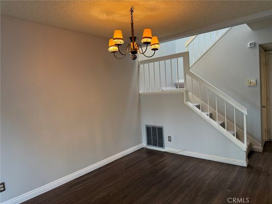Chandelier, Empty room, Interior, Wood Texture Flooring