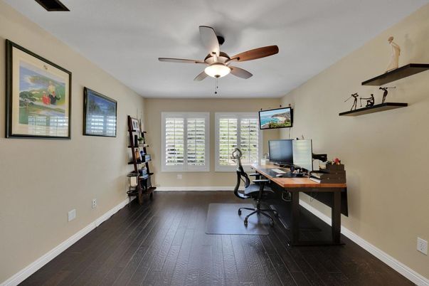 Home Office, Interior, Wood Texture Flooring