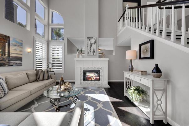Fireplace, Interior, Living room, Wood Texture Flooring