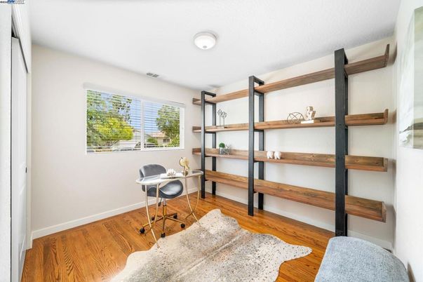 Home Office, Interior, Wood Texture Flooring