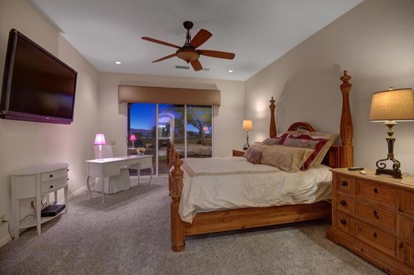 Bedroom, Home Office, Interior, Recessed Lighting