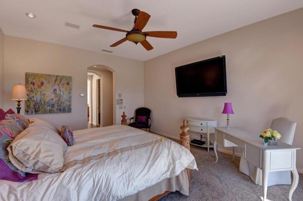 Bedroom, Interior, Recessed Lighting