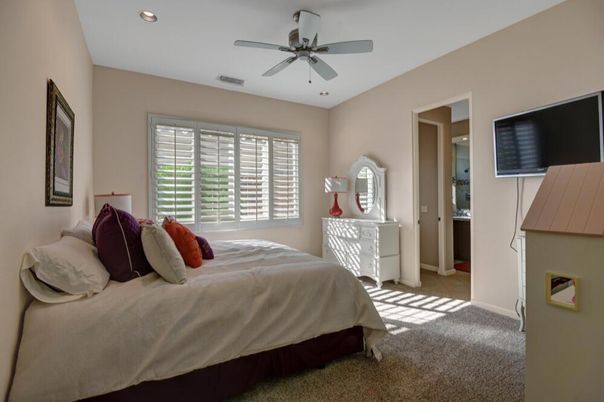 Bedroom, Interior, Recessed Lighting