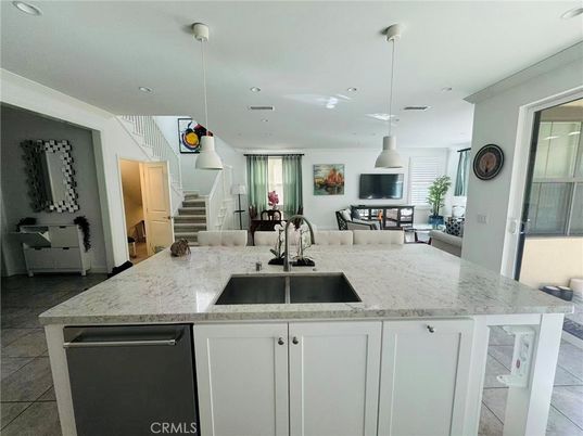 Interior, Kitchen, Living room, Pendant Lights, Recessed Lighting
