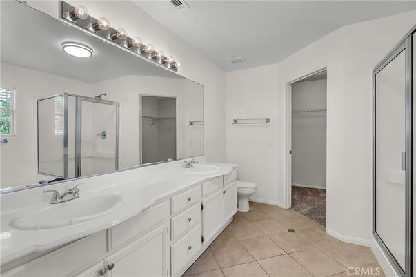 Bathroom, Dual Sink Vanities, Glass Shower, Interior