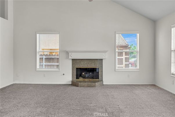 Empty room, Fireplace, Interior