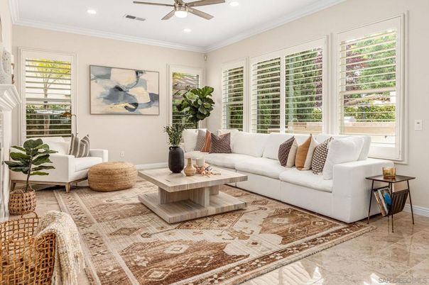 Interior, Living room, Recessed Lighting