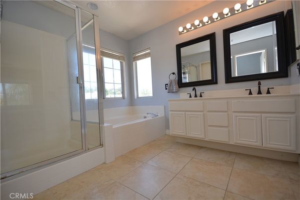 Bathroom, Dual Sink Vanities, Glass Shower, Interior