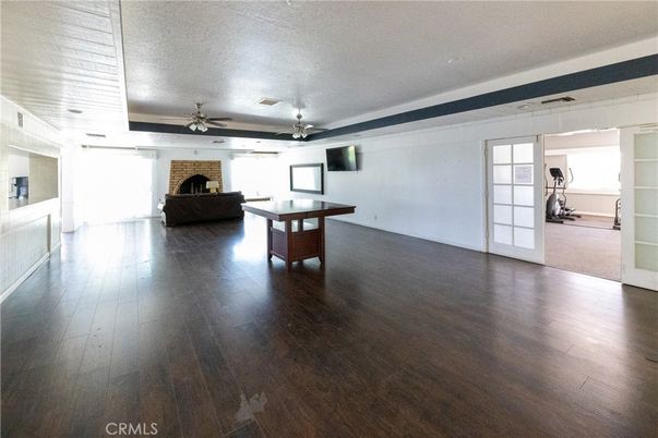 Fireplace, Interior, Stone Walls, Wood Texture Flooring