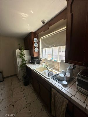 Interior, Kitchen, Recessed Lighting, Tile Countertops