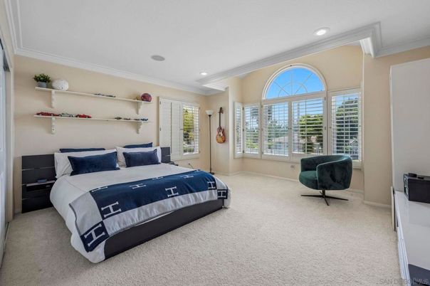 Bedroom, Interior, Recessed Lighting