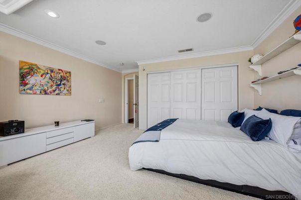 Bedroom, Interior, Recessed Lighting