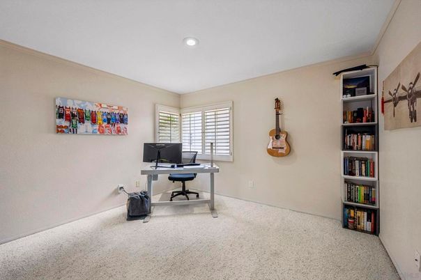 Home Office, Interior, Recessed Lighting