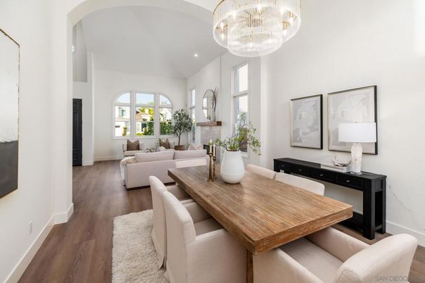 Chandelier, Dining room, Interior, Living room, Wood Texture Flooring