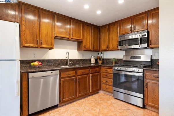 Interior, Kitchen, Recessed Lighting, Stainless Steel Appliances