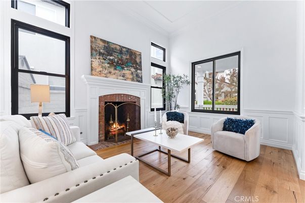 Fireplace, Interior, Living room, Wood Texture Flooring