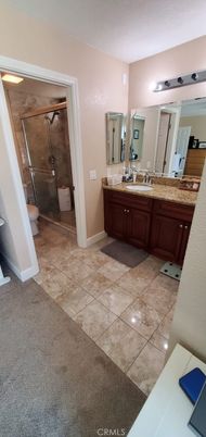 Bathroom, Dual Sink Vanities, Glass Shower, Interior