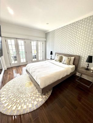 Bedroom, Interior, Wood Texture Flooring
