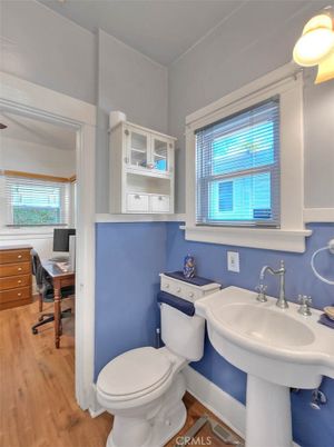 Bathroom, Home Office, Interior, Wood Texture Flooring