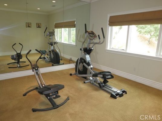 Fitness Equipment, Interior, Recessed Lighting