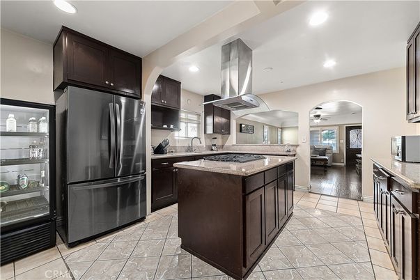 Dining room, Interior, Kitchen, Recessed Lighting