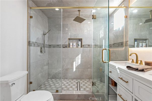 Bathroom, Glass Shower, Interior