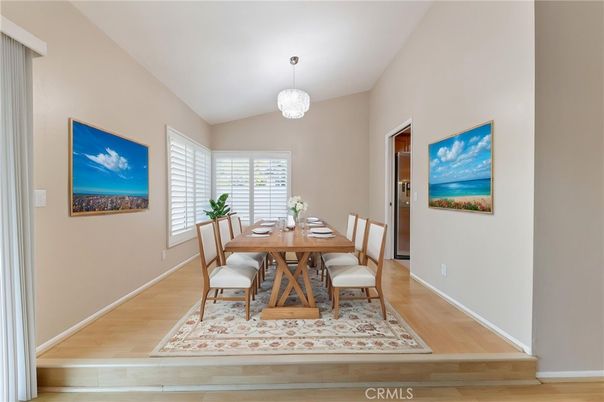 Chandelier, Dining room, Interior, Pendant Lights, Wood Texture Flooring