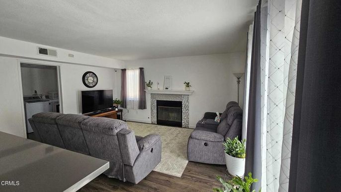 Fireplace, Interior, Living room, Wood Texture Flooring