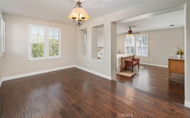 Chandelier, Empty room, Interior, Wood Texture Flooring