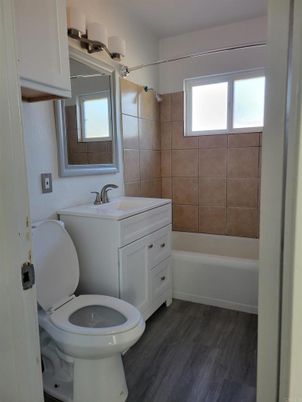 Bathroom, Interior, Wood Texture Flooring