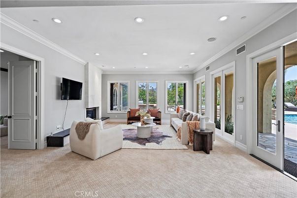 Interior, Living room, Recessed Lighting