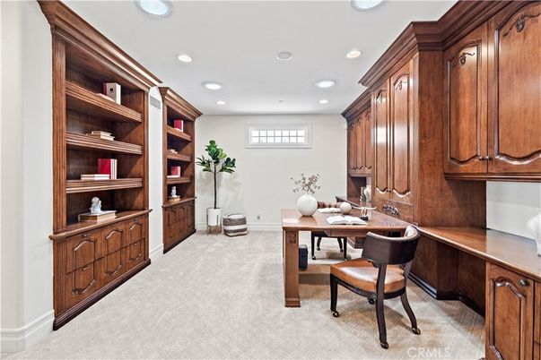 Home Office, Interior, Recessed Lighting